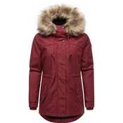 Ragwear Zimska jakna Tawny Short vinsko rdeča