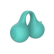 Vibrator za prst SVibe - Snail Twinn, turkizen