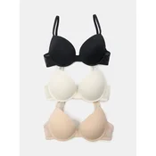 Sinsay - Push up brushalter 3 pack - šareno
