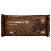CHOKLAD MÖRK Tablica temne čokolade, Rainforest Alliance certificirano, 100 g