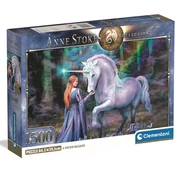 Anna Stokes - Kraljestvo samorogov HQC 1500-delna kompaktna sestavljanka - Clementoni