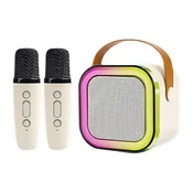 Zvucnik LEXA LX-12, Bluetooth, LED, 5 W, 2 mikrofona, Bež