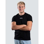 BrainMax Moška majica Brain Think Healthy, črna Velikost: M