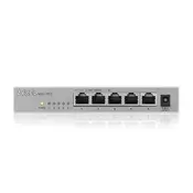 ZYXEL Switch 5x2500 Mbps + 1xSFP+, stolni neupravljani, metalno kućište, XMG-105-ZZ0101F