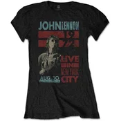 John Lennon Live In New York City Black S Ženske Majica