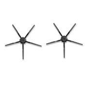 INF Komplet nadomestnih stranskih krtač za robotske sesalnike serije Xiaomi Roborock Q7/Q7 Max Black, (21538273)