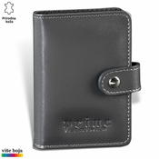 Princ Leather Novcanik za kartice, Sivi