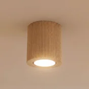 TK Lighting Stropni reflektor Eve, višina 8,5 cm, GU10, les - Dnevna soba/jedilnica - Sodobni - rezerviraj