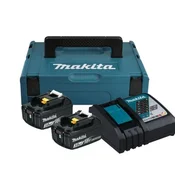 MAK MAKPAC komplet baterij 2*3.0Ah BL1830B + polnilnik DC18RC