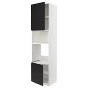 METOD Visoki element za ugradne uredaje, bela/Upplöv boja antracita, mat, 60x60x240 cm