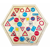 Hess Puzzle Mozaik prometnih znakov 24 kosov