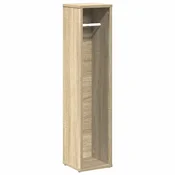 Vidaxl Kopalniška omarica z držalom za rolete, hrast sonoma, 20,5x20x90 cm