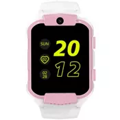 Kids smartwatch Canyon Cindy KW-41, 1.69IPS colorful screen 240*280, ASR3603C, Nano SIM card, 192+128MB, GSM(B3/B8), LTE(B1.2.3.5.7.8.20) 680mAh battery, built in TF card: 512MB, White Pink, host: 53