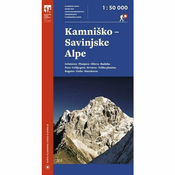 Zemljevid Kamniško-Savinjske Alpe - 1: 50 000