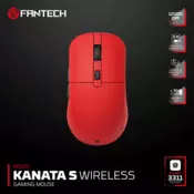 Mis Wireless Gaming Fantech WG9S Kanata S crveni