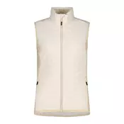 CMP WOMAN VEST HYBRID, ženski pohodniški brezrokavnik, bela 36Z5166