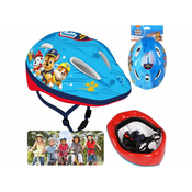 Paw Patrol Paw Patrol Modra otroška kolesarska čelada, fantovska, nastavljiva 52-56 cm