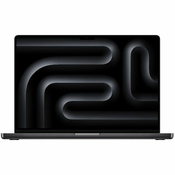 Notebook Apple MacBook Pro 16 Retina, M3 Pro 12-core, 18GB RAM, 512GB SSD, Apple 18-core Graphics, CRO KB, Space Black mrw13cr/a