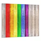 shumee STEKLENA PLOŠČA ZA KUHINJO 65x60 Barvita