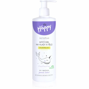 BELLA Baby Happy Sensitive gel za pranje tijela i kose za djecu 400 ml