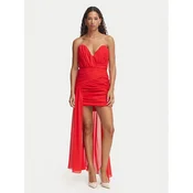 Bardot Cocktail obleka Remalia 60555DB Rdeča Slim Fit