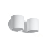 Sollux SL.0659 - Zidna spot svetiljka ORBIS 2xG9/40W/230V bela