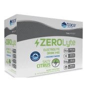 Trace Minerals Zerolyte Salty Citrus, elektroliti z okusom citrusov, 30 vrečk