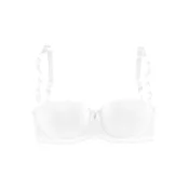 NUANCE Nedrček Strapless foam bra, bela