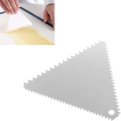 NEW Trikotno nazobčano strgalo za slaščice iz nerjavečega jekla 110x110mm - HENDI 554227