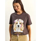 Bianco Lucci Majica T-Shirts mokka