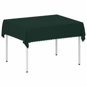 vidaXL Klobučevina za mizo 5 kos Pravokotna Temno zelena 140 x 180 cm