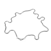 Verižica za torbico dolžine 120 cm, O6,5 mm - srebrna
