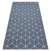 eoshop Preproga FLAT 48721/591 SISAL - 3d kocka modra ( - Velikost: 200x290 cm)