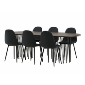 jedilnica set Dallas 4061 74x100x220cm