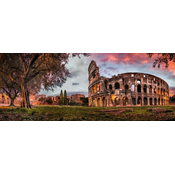 Ravensburger Panoramska sestavljanka Sončni zahod nad Kolosejem, Italija 1000 kosov