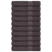 Vidaxl Savna brisače FROGN 10 kosov antracitne 80x200 cm 360 g/m2