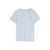 TOM TAILOR DENIM Majica  svetlo modra / temno oranžna / svetlo roza / bela