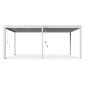 Bioklimatska pergola Antares Samostoječa, 3.6 x 6, Bela, Ročni