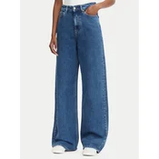 Tommy Jeans Kavbojke Claire High Rise Wide Leg  moder denim