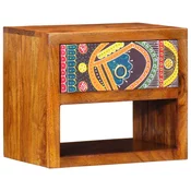 Nocni ormar 2 pcs Smeda 40 x 35 x 35 cm Cvrsto drvo akacije