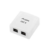 Lanberg OU6-0002-W priključna kutija RJ-45 Bijelo
