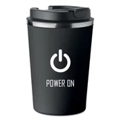 shumee Vrhunska termo skodelica s potiskom Power ON za kavo 350 ml 0,35 l KT_010