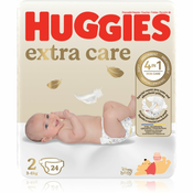 HUGGIES Extra Care Pelene za bebe, 3 - 6 kg, 24 kom