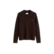 GANT Pulover temno rjava