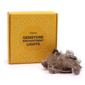 Kristalne čarobne lučke – Citrin - Gemstone, led lights - Home warming