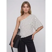 Sinsay - Asimetricna bluza sa dodatkom modala i kimono rukavom - šareno