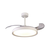 Aigostar-LED prigušiva plafonski ventilator LED/50W/230V 2700-6500K 106cm+daljinski upravljac bela