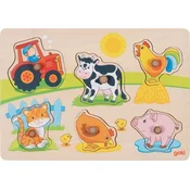 Goki Lesena sestavljanka na kmetiji