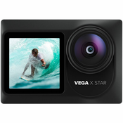 Akcijska kamera Niceboy VEGA X Star, 4K, barvna reprodukcija Spectrum HQ, črna
