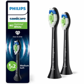 PHILIPS HX6062/88 SONICARE SMART (OPTIMAL WHITE) NASTAVEK ZA ZOBNO ŠČETKO ČRN